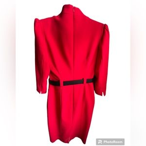 Karen Millen Belted Red Dress
